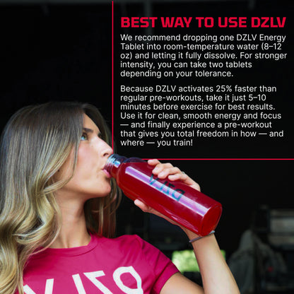 DZLV - The Original Dissolvable Preworkout Tablet (30 Servings)