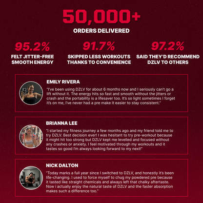 DZLV - The Original Dissolvable Preworkout Tablet (30 Servings)