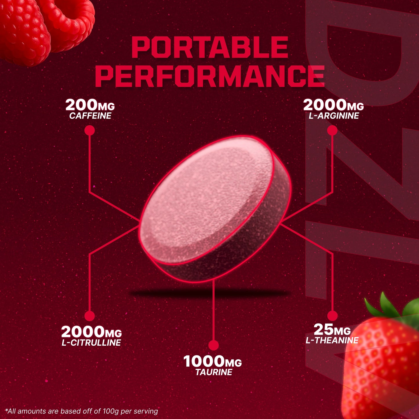 DZLV - The Original Dissolvable Preworkout Tablet (30 Servings)